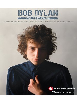 cover image of Bob Dylan Songbook for Easy Piano